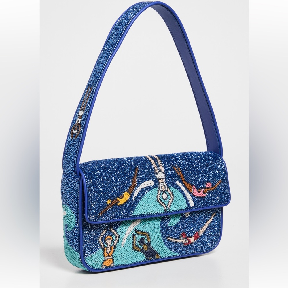 STAUD Multicolor Beaded Shoulder Bag tommy
